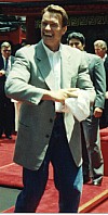 Arnold laughing