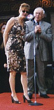 Susan onstage